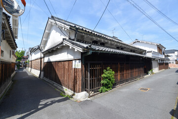 御所町　江戸時代の街並み　奈良県南葛城郡