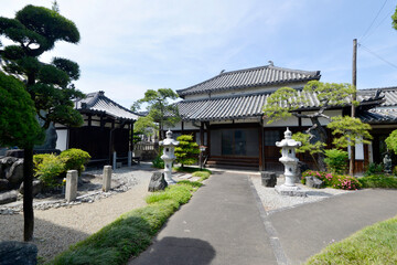 Fototapeta premium 御所町 正栄寺本堂 奈良県南葛城郡