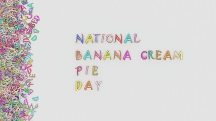 National banana cream pie day