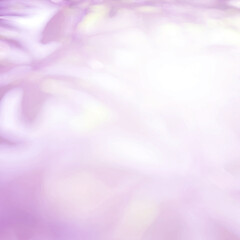 Purple Leaf background. Blurred leaves and circular bokeh. Abstract for design and wallpaper.