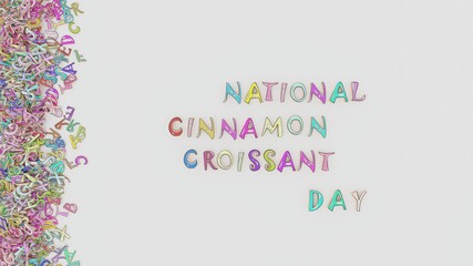 National cinnamon croissant day