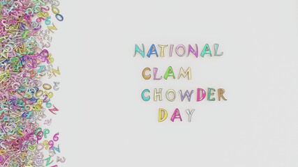 National clam chowder day