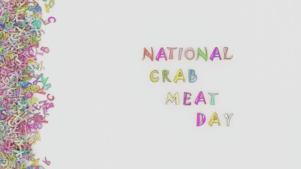 National crab meat day