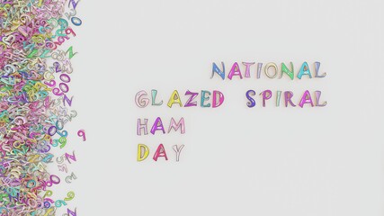 National glazed spiral ham day