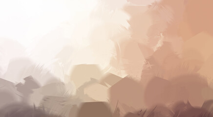 Fototapeta premium Wild Brushstrokes. Brushed Painted Abstract Background. Brush stroked painting. Strokes of paint. 2D Illustration.