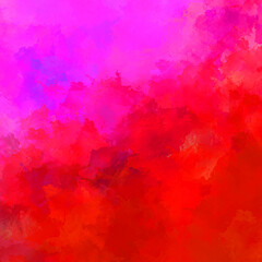 Wall art. Unique and creative illustration. Brush stroked painting. Abstract background of colorful brush strokes. Brushed vibrant wallpaper. Painted artistic creation.