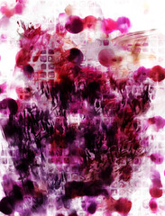 Modern art. Colorful contemporary artwork. Color strokes of paint. Brushstrokes on abstract background. Brush painting.