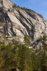 Beautiful nature in the Yosemiti national park in the North America