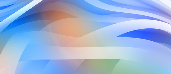 Abstract background with colorful gradient. Vibrant graphic wallpaper with stripes design. Fluid 2D illustration of modern movement.