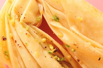 Sweet Eastern treat, closeup. Erotic concept