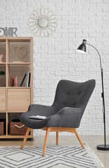 Fototapeta premium Stylish interior of modern living room