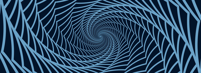 Dynamic circular pattern psychedelic Abstract background. Optical Illusion of movement. Use for cards, invitation, wallpapers, pattern fills, web pages elements and etc.	