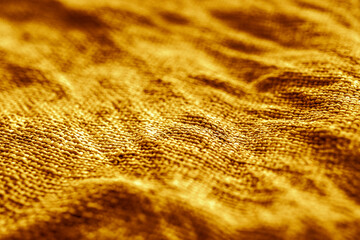 Golden braided fiber texture