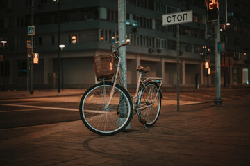bicycles in the street