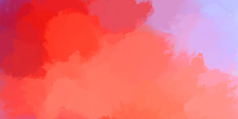 Painted artistic creation. Brushed vibrant wallpaper. Unique and creative illustration. Abstract background of colorful brush strokes.