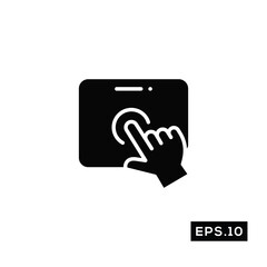 Touch Gestures Icon. Touch Gestures icon Vector Illustration Template For Web and Mobile