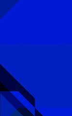 Layers of colorful and vibrant geometrical shapes. Digital illustration of a tech layout. Futuristic design template.