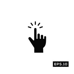 Obraz premium Touch Gestures Icon. Touch Gestures icon Vector Illustration Template For Web and Mobile