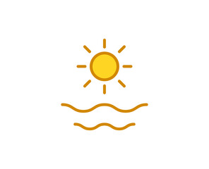 Color line icon on white background. Premium symbol for web design or mobile app. 