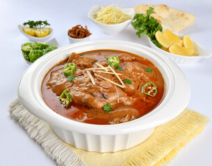 Nihari or Nehari, A Traditional & Special Food, prepared with cow or buffalo meat, spices and cook on low heat