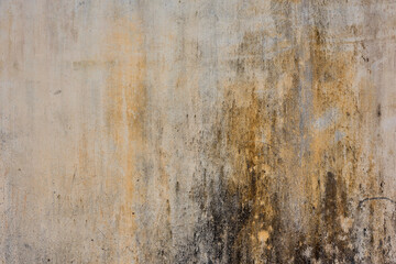old yallow concrete wall