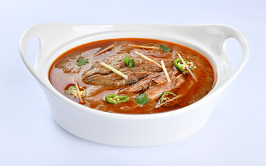 Nihari or Nehari, A Traditional & Special Food, prepared with cow or buffalo meat, spices and cook on low heat