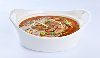 Nihari or Nehari, A Traditional & Special Food, prepared with cow or buffalo meat, spices and cook on low heat