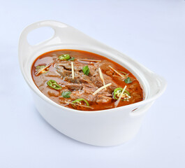 Nihari or Nehari, A Traditional & Special Food, prepared with cow or buffalo meat, spices and cook on low heat