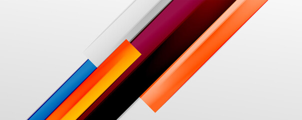 Color abstract lines trendy geometric background for business or technology presentation, internet poster or web brochure cover, wallpaper