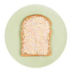 Dutch sweet colored sprinkles or vruchten hagelslag