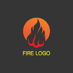 fire logo and icon, hot flaming element Vector flame illustration design energy, warm, warning, cooking sign, logo, icon, light, power heat