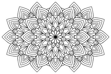 Vector indian Mandala ethnic design