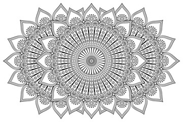 Vector indian Mandala ethnic design