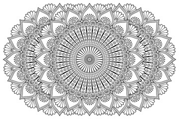 Vector indian Mandala ethnic design