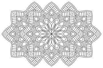 Vector indian Mandala ethnic design