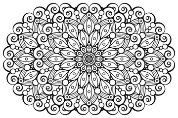 Vector indian Mandala ethnic design
