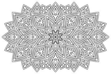 Vector indian Mandala ethnic design