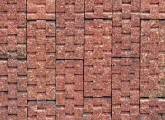 red brick wall