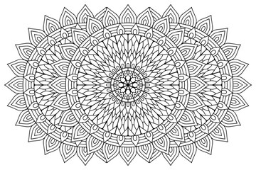 Vector indian Mandala ethnic design