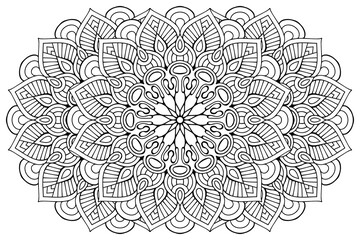 Vector indian Mandala ethnic design