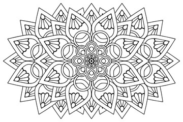 Vector indian Mandala ethnic design