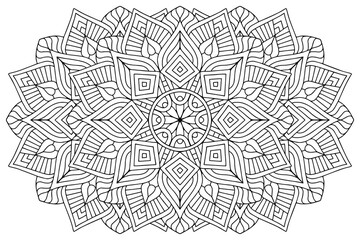 Fototapeta premium Vector indian Mandala ethnic design