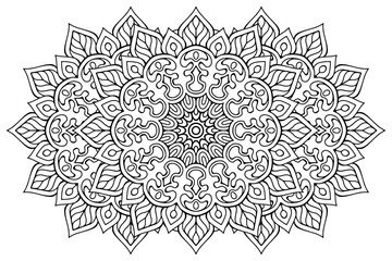 Vector indian Mandala ethnic design