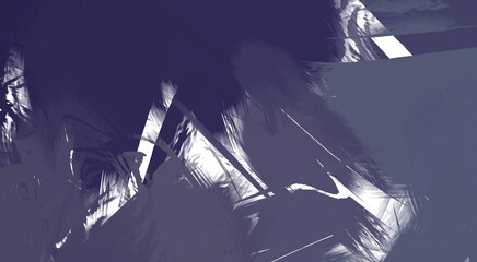 Abstract background of colorful brush strokes. Brushed vibrant wallpaper. Painted artistic creation. Unique and creative illustration.