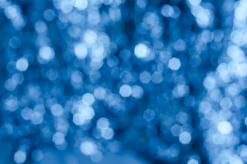 Fototapeta na wymiar Hexagonal bokeh or blur background with a beautiful blue color