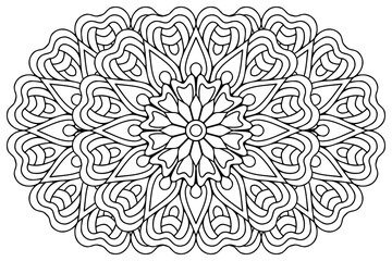 Vector indian Mandala ethnic design