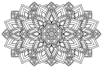 Vector indian Mandala ethnic design