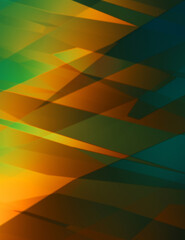 Abstract background. Striped colorful textured geometric wallpaper. Intersecting diagonal shapes pattern graphic. Vibrant design.