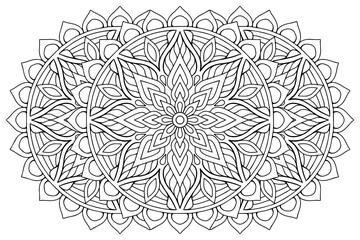 Vector indian Mandala ethnic design
