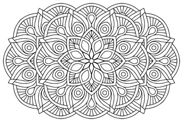 Vector indian Mandala ethnic design